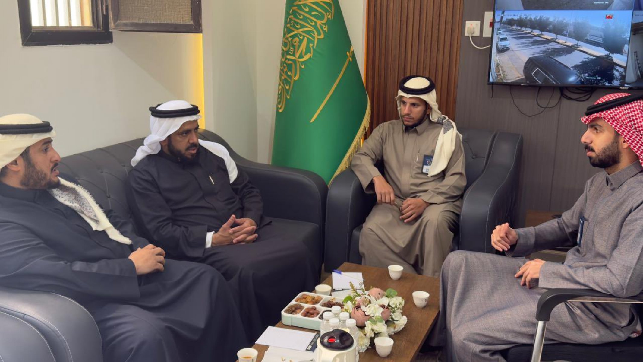 زيارة جمعية العناية بالمساجد بحريملاء لمقر الجمعية 